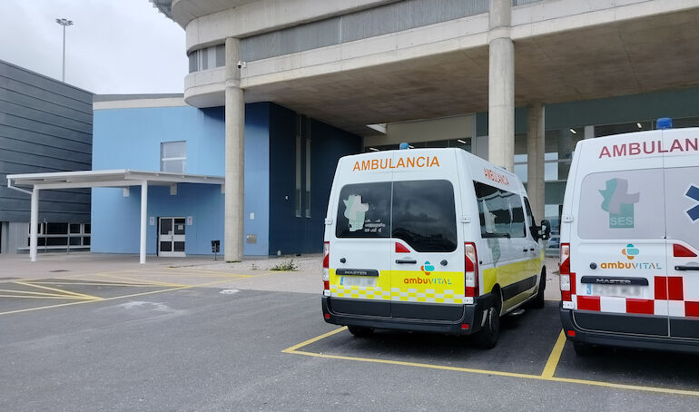 Nuevo acceso para los pacientes trasladados en ambulancia al Hospital Universitario de Cceres
