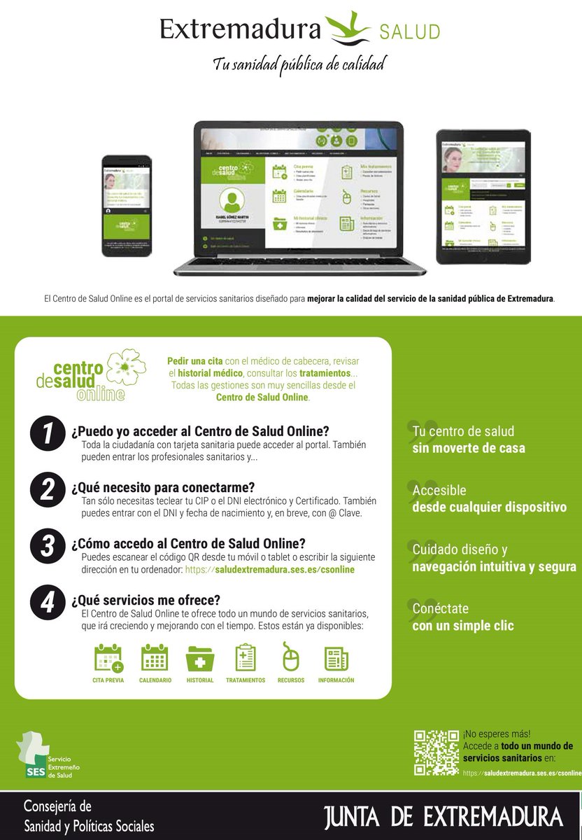Infografía Centro Salud Online