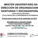 Master. Dirección de Organizaciones Sanitarias. 5ª ed. Master. Dirección de Organizaciones Sanitarias. 5ª ed.