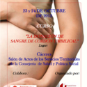CURSO. La donaci&oacute;n de sangre de cord&oacute;n umbilical