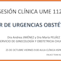 Taller de urgencias obstétricas