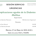 Complicaciones agudas de la Diabetes Mellitus