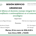 Del dilema al dominio: manejo integral de la anafilaxia a antineoplásicos en el entorno oncológico