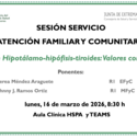  Eje Hipotálamo-hipófisis-tiroides: Valores control