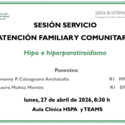 Hipo e hiperparatiroidismo