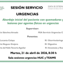 Abordaje inicial del paciente con quemaduras y lesiones por agentes físicos en urgencias