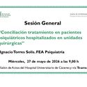 Conciliación tratamiento en pacientes psiquiátricos hospitalizados en unidades quirúrgicas
