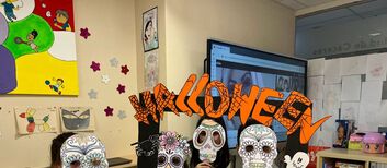 Imagen: Halloween en el aula Hospitalaria