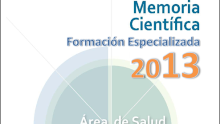 Memoria Cientfica 2013 Formacin Especializada