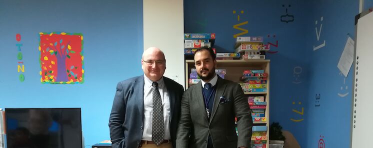 Donacin de un nuevo futboln para el CiberAula hospitalaria Donacin de un nuevo futboln para el CiberAula hospitalaria