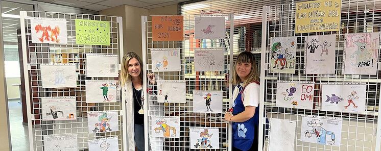 Exposicin de dibujos de Mortadelo y Filemn Da del Libro 2024 en el Hospital Exposicin de dibujos de Mortadelo y Filemn Da del Libro 2024 en el Hospital