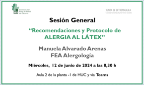 Recomendaciones y protocolos de ALERGIA AL LÁTEX