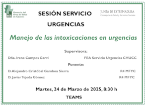 Manejo de las intoxicaciones en urgencias