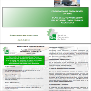 CURSO ONLINE. Plan de Autoprotección