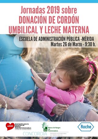 Jornadas 2019 sobre Donación de cordón umbilical y leche materna