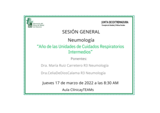 Año de las Unidades de Cuidados Respiratorios Intermedios
