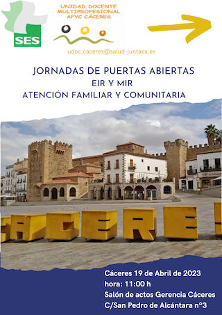 JORNADAS DE PUERTAS ABIERTAS EIR Y MIR ATENCIÓN FAMILIAR Y COMUNITARIA