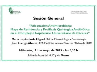 Adecuación Antimicrobiana: Mapa de Resistencia y Profilaxis Quirúrgica Antibiótica en el Complejo Hospitalario Universitario de Cáceres