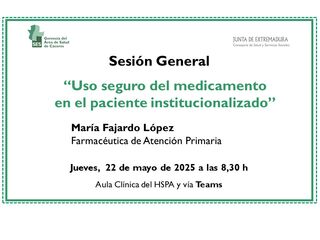 Uso seguro del medicamento en el paciente institucionalizado