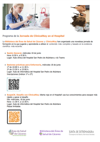 Jornada del Clinical Key en el Hospital