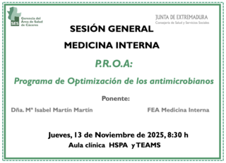 P.R.O.A: Programa de Optimización de los antimicrobianos