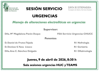 Manejo de alteraciones electrolíticas en urgencias