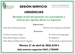 Abordaje inicial del paciente con quemaduras y lesiones por agentes físicos en urgencias