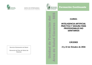 Inteligencia Artificial práctica y segura para profesionales no sanitarios