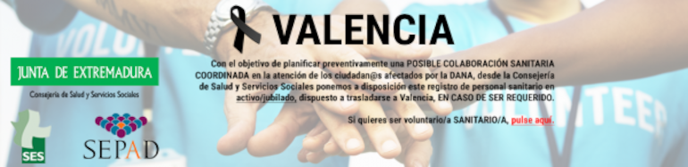 Ms de 1100 sanitarios se registran en 24 horas ante una posible colaboracin coordinada entre la Junta de Extremadura y la Generalitat Valenciana