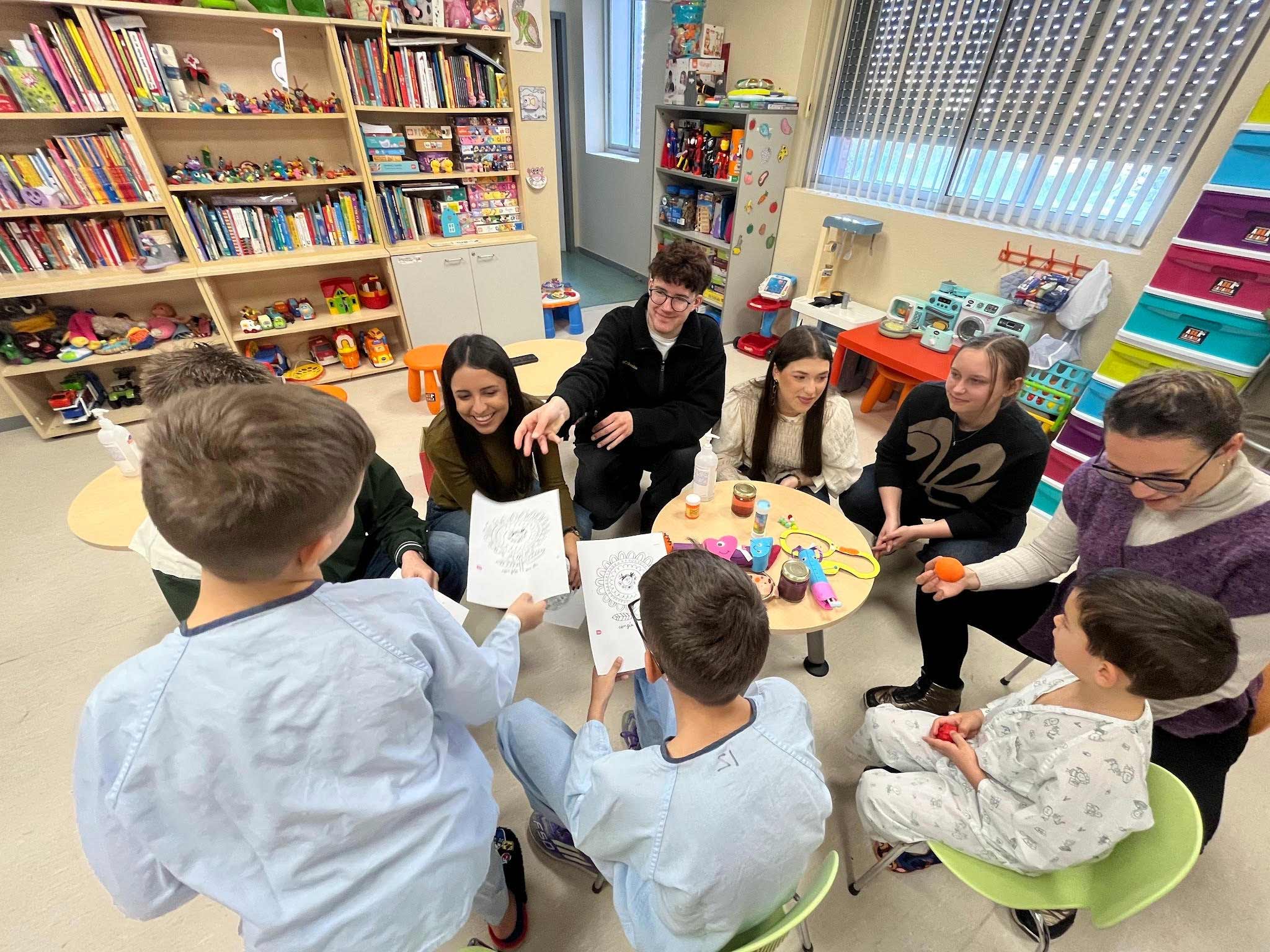 5 Febrero recibimos la visita de un grupo de estudiantes  alemanes