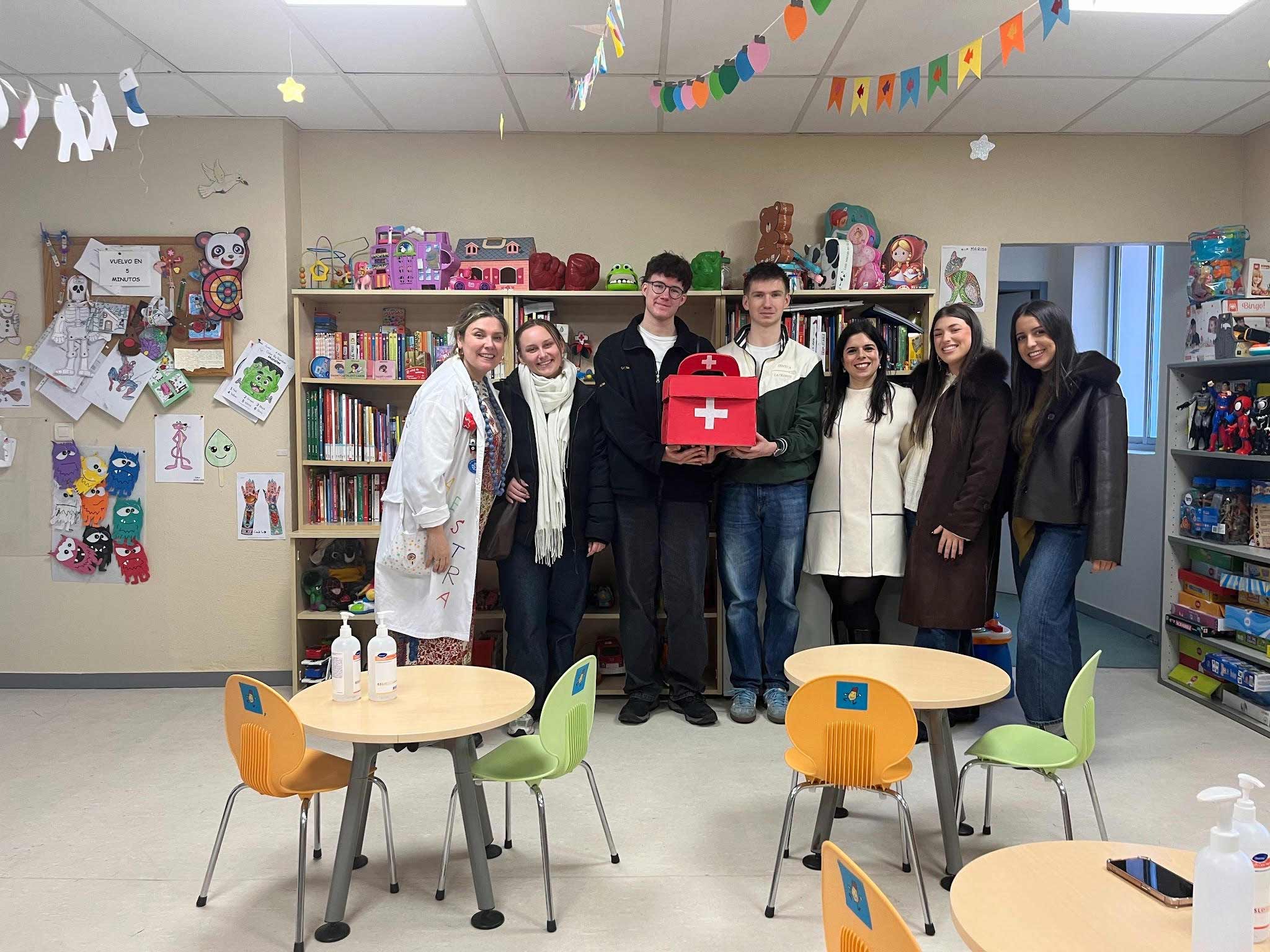 5 Febrero recibimos la visita de un grupo de estudiantes  alemanes