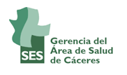 Logotipo de la Gerencia del Área de Salud de Cáceres
